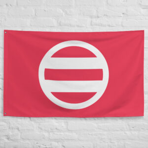 ashikaga clan crest flag: large polyester banner