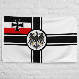 German Empire WWI Flag featuring the imperial eagle and Iron Cross design of Imperial Germany