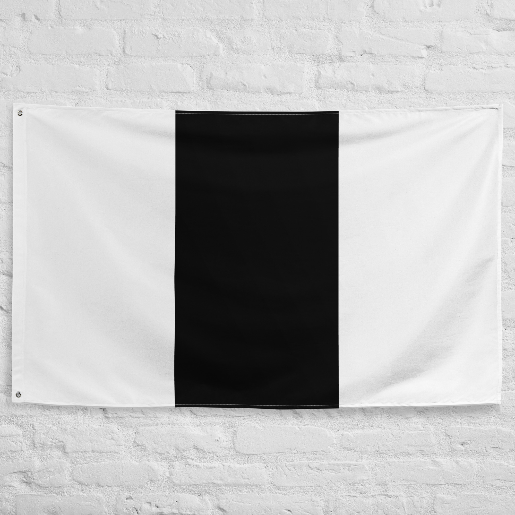 tokugawa-shogunate-flag.jpg Tokugawa Shogunate Flag featuring a black vertical stripe on a white field representing the military government that ruled Japan during the Edo period.