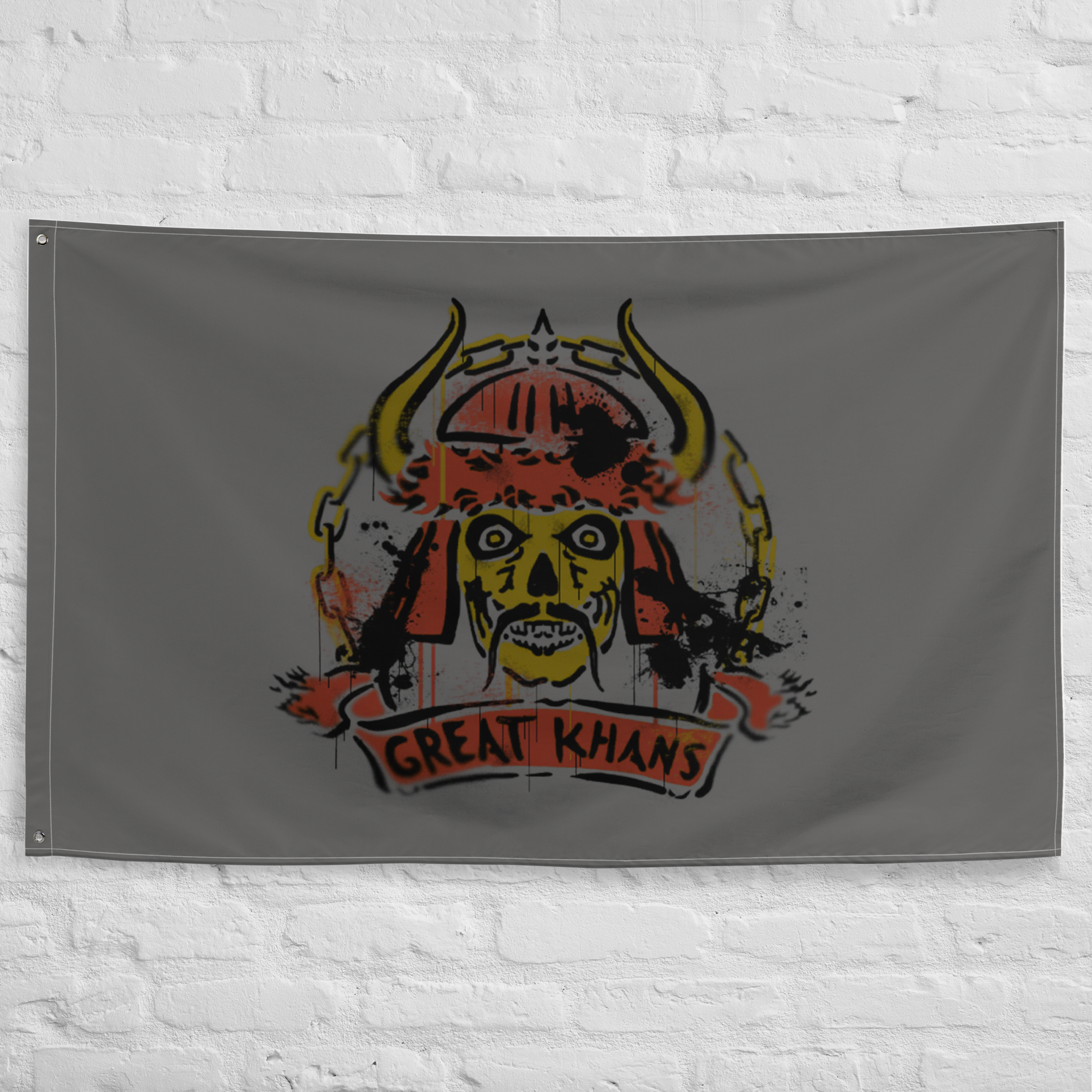 great-khans-flag-fallout-new-vegas.jpg Great Khans Flag from Fallout New Vegas featuring the iconic faction emblem on a wasteland-inspired banner.