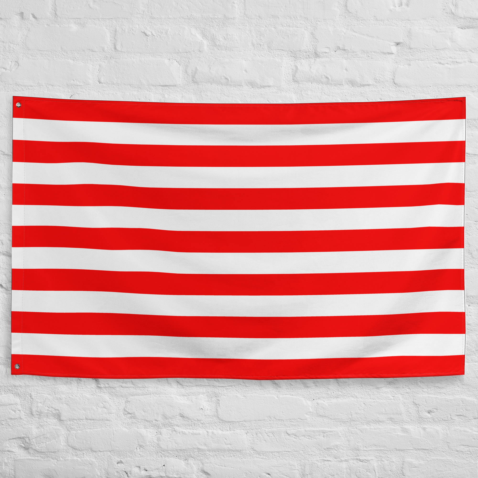 Majapahit Empire Flag featuring the historic red and white striped design associated with the powerful Majapahit Empire of medieval Indonesia.
