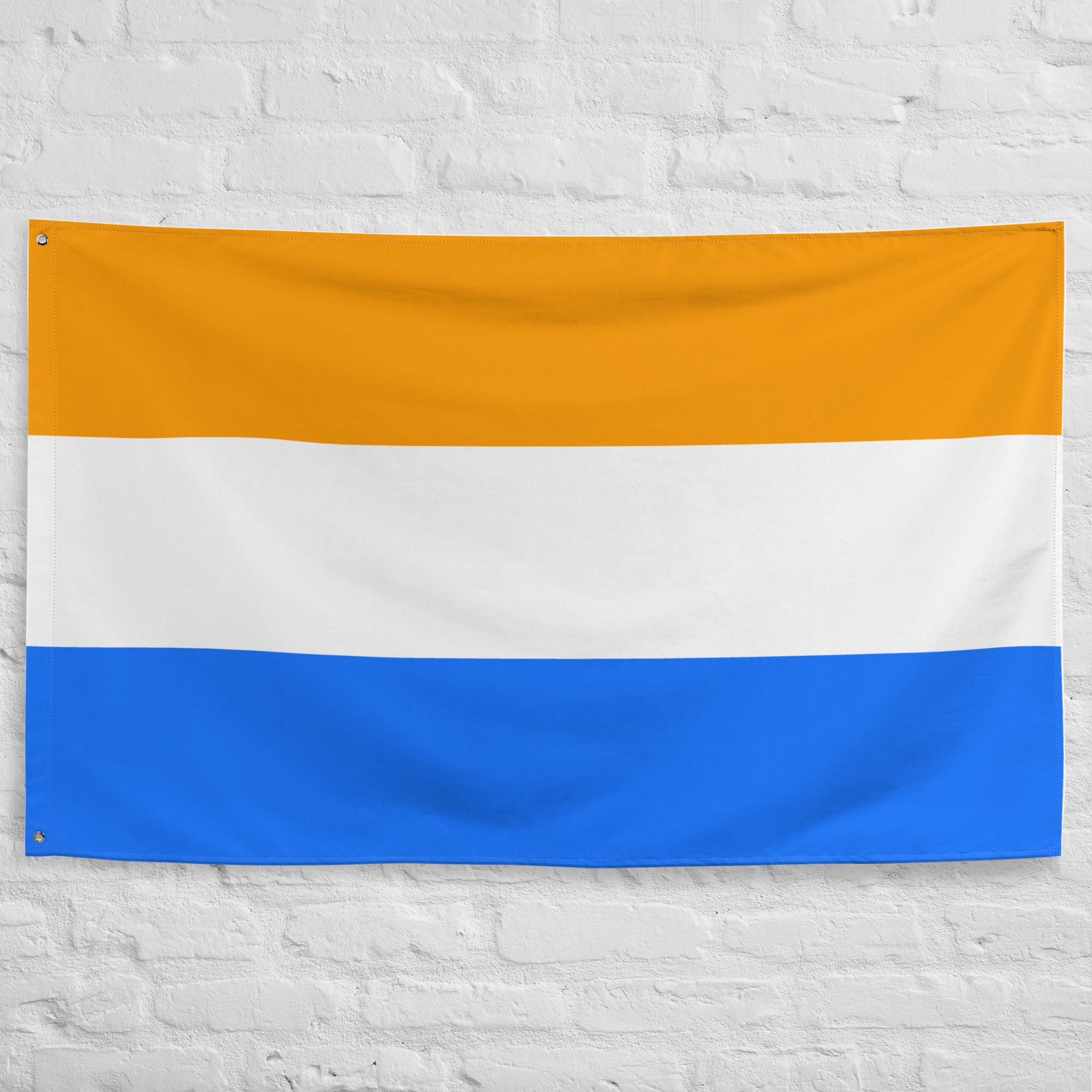 dutch-princes-flag.jpg Dutch Prince's Flag featuring orange, white, and blue horizontal stripes, historic Prinsenvlag associated with William of Orange and the Dutch Republic.