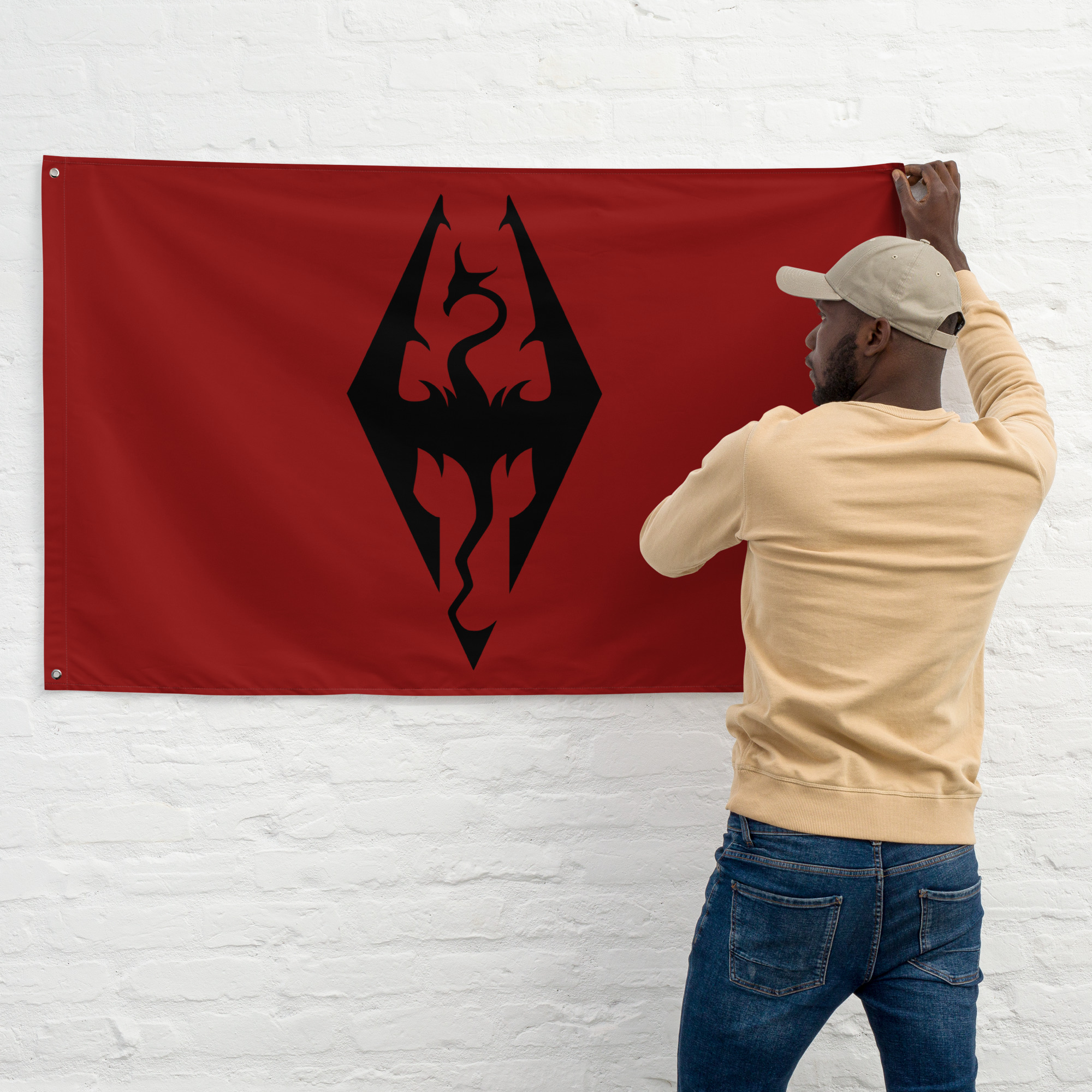 Empire of Cyrodiil Flag – Elder Scrolls Imperial Dragon Banner - Image 3